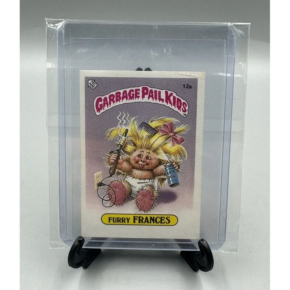 1985 Topps Garbage Pail Kids UK Mini OS1 #12a‎ Furry FRANCES 12a
